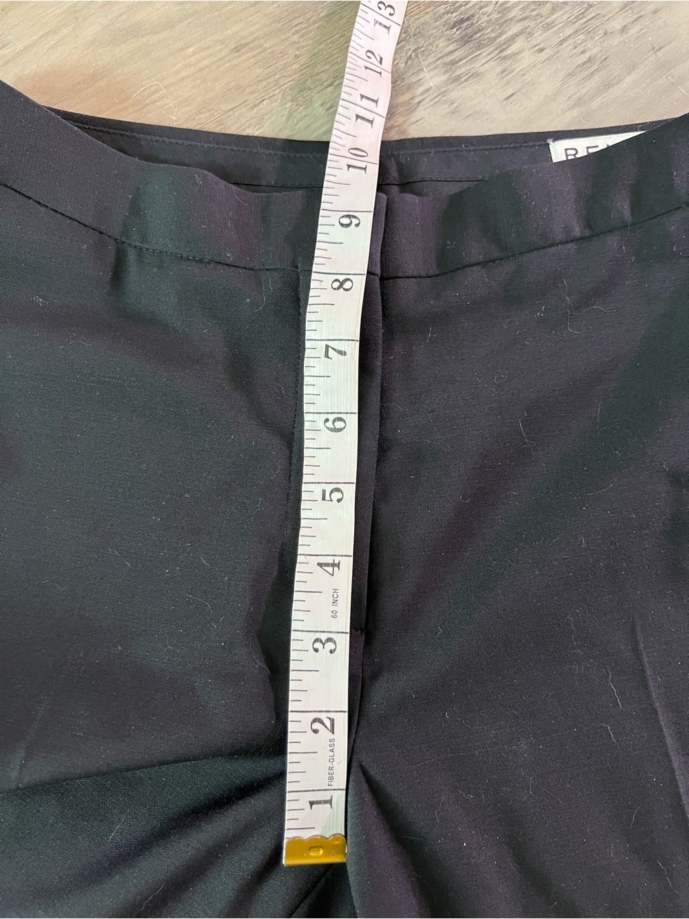 Reiss Women’s Wool Blend Black Trouser Pants Size 4 Career Office Mid Rise - Picture 10 of 12
